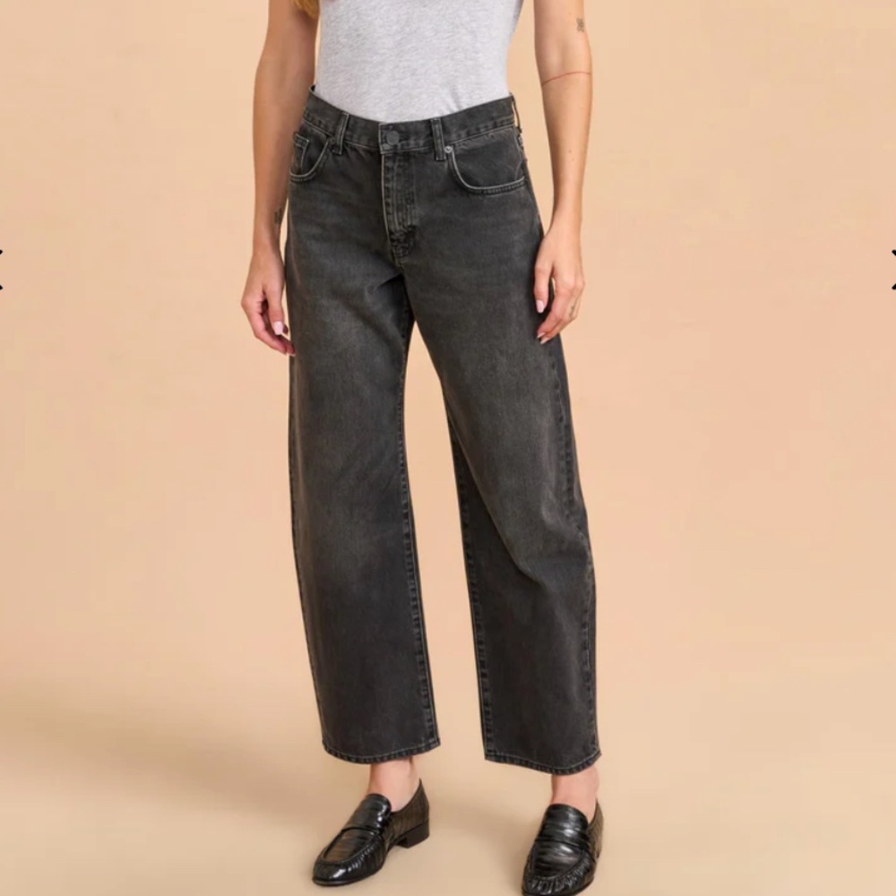 La Ligne Marilyn Mid-Rise Barrel Jean